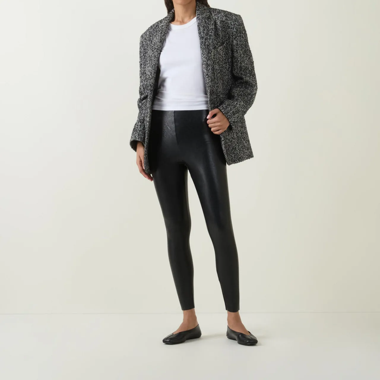 Clearance Faux Leather 7/8 Leggings Women Leggings