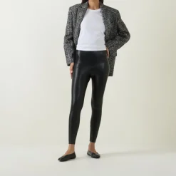 Clearance Faux Leather 7/8 Leggings Women Leggings