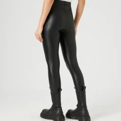 New Faux Leather Croc Effect Leggings Women Leggings