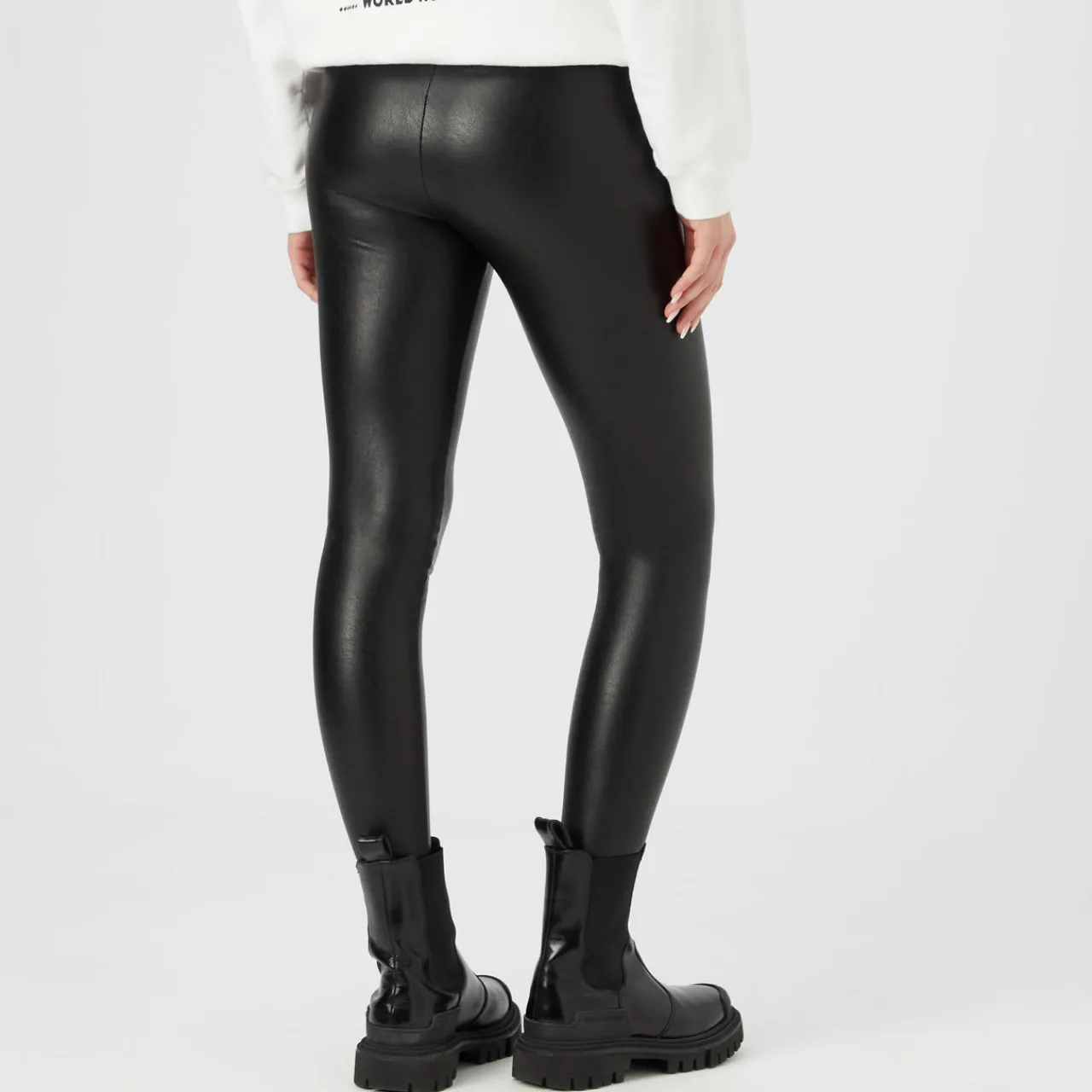 Online Faux Leather Leggings Women Leggings