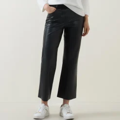 Online Faux Leather Trousers Women Trousers & Shorts