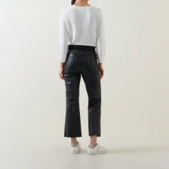 Online Faux Leather Trousers Women Trousers & Shorts