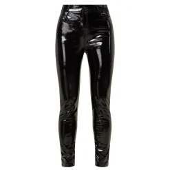 Online Faux Patent Five Pocket Leggings Women Leggings