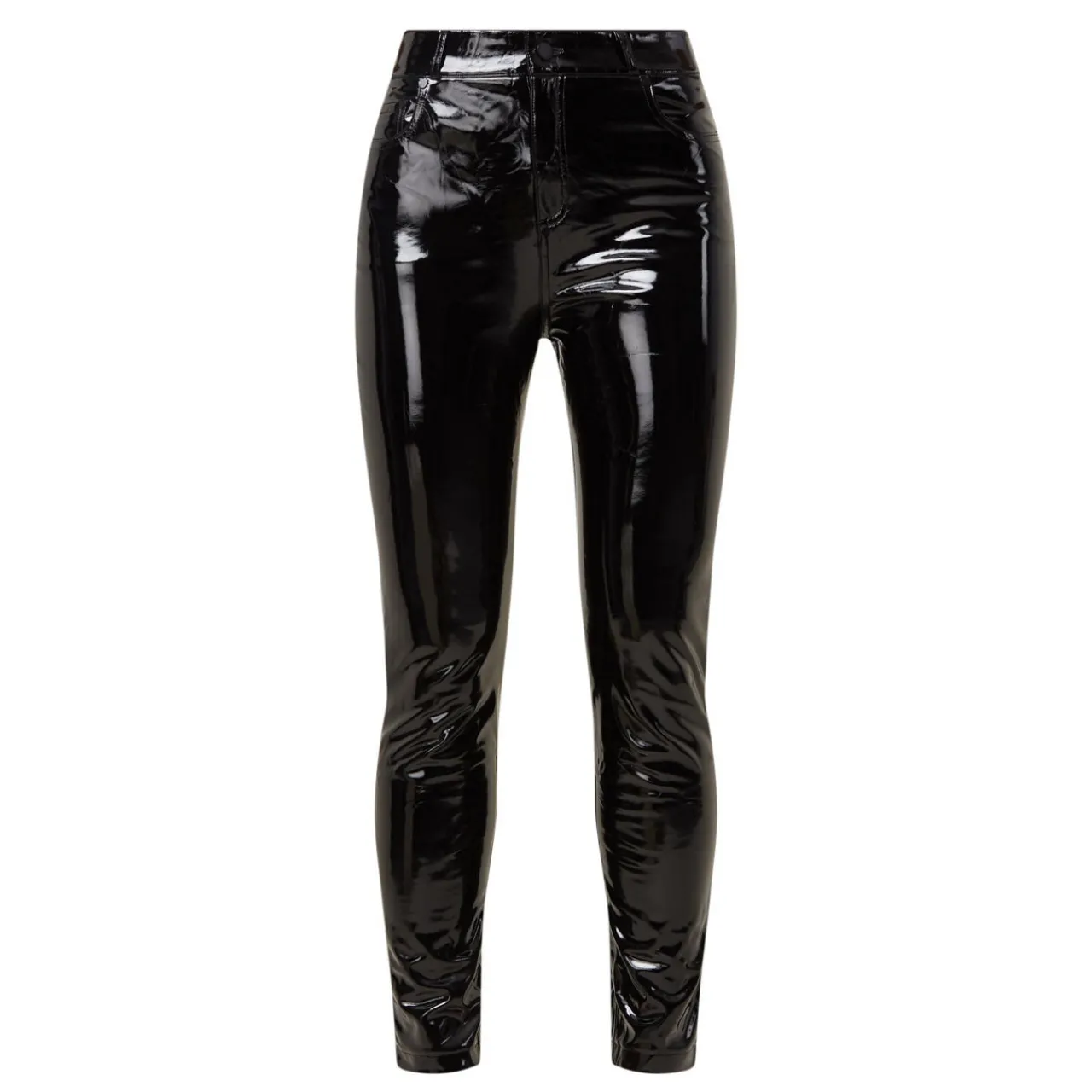 Online Faux Patent Five Pocket Leggings Women Leggings