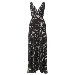 Clearance Federica Spotted Silk Dress Women Dresses