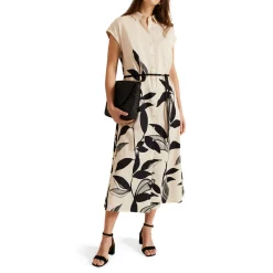 Sale Felicity Leaf Shirt Dress Women Dresses