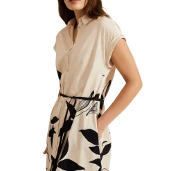 Sale Felicity Leaf Shirt Dress Women Dresses