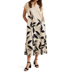 Sale Felicity Leaf Shirt Dress Women Dresses