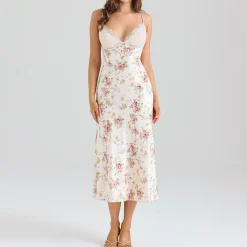 New Felicity Satin Bias Cut Dress Women Dresses