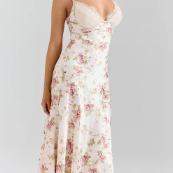 New Felicity Satin Bias Cut Dress Women Dresses
