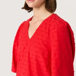 Felisia Textured Blouse Women Tops
