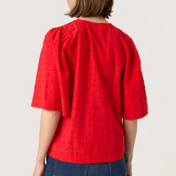Felisia Textured Blouse Women Tops