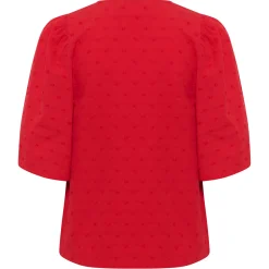 Felisia Textured Blouse Women Tops