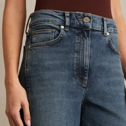 Best Fern Twist-Seam Wide Leg Jeans Women Denim