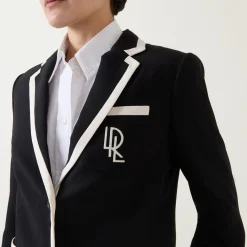 Outlet Ferrell Logo Single-Breasted Blazer Women Coats & Jackets