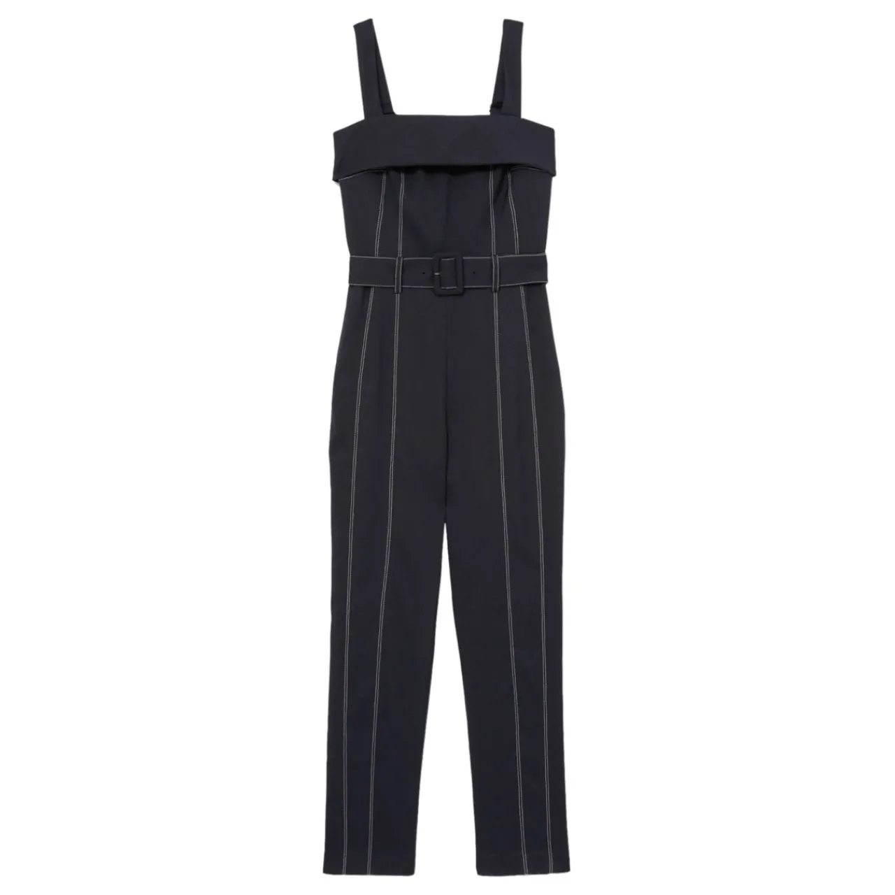 Hot Fianna Contrast Stitch Structured Jumpsuit Women Jumpsuits