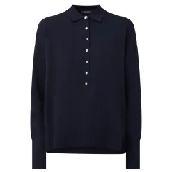 Clearance Fine Knit Polo Shirt Women Sweaters & Cardigans