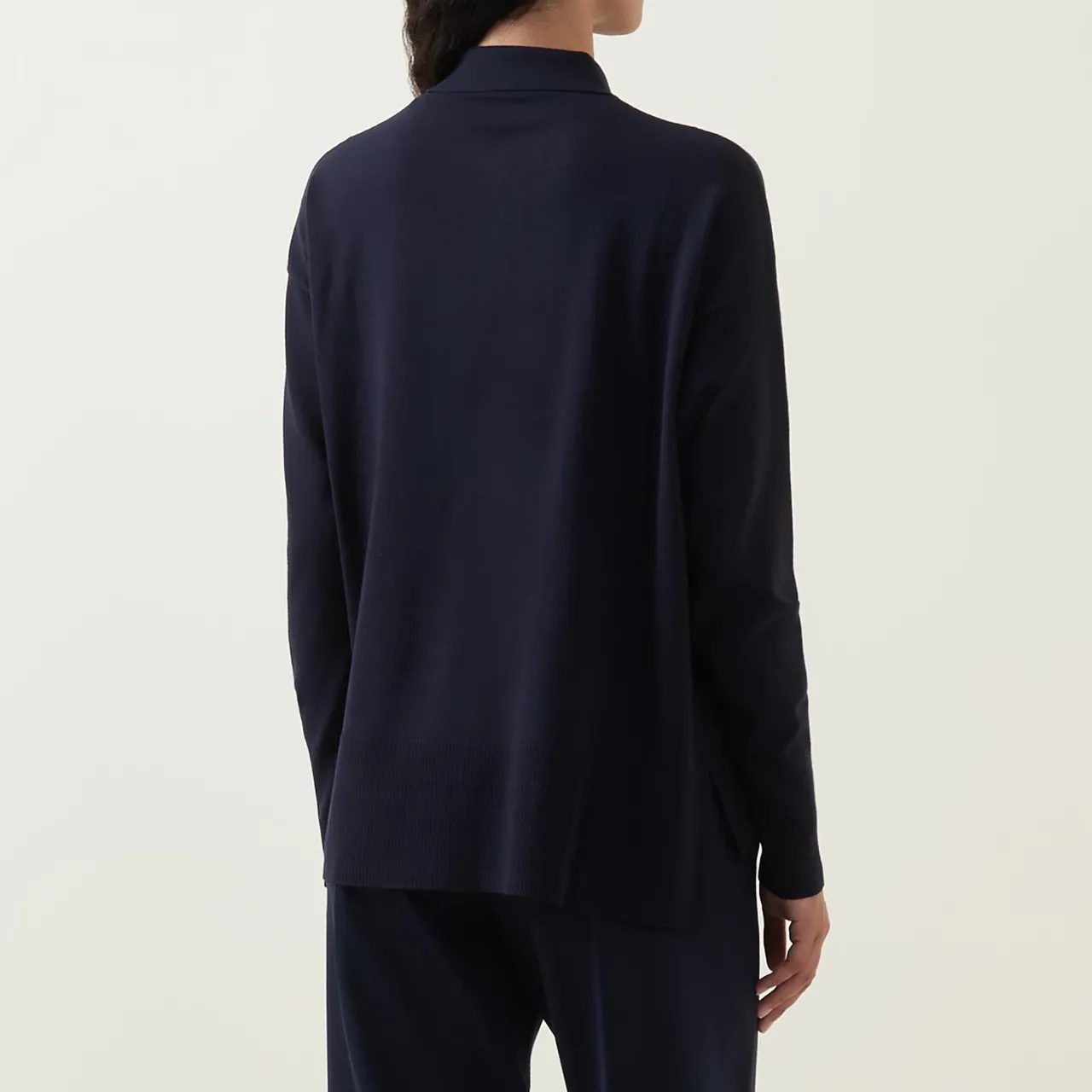 Clearance Fine Knit Polo Shirt Women Sweaters & Cardigans