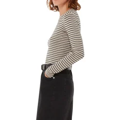 Sale Fine-Knit Striped Sweater Women Sweaters & Cardigans