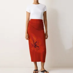 Discount Fire Flower Skirt Women Skirts