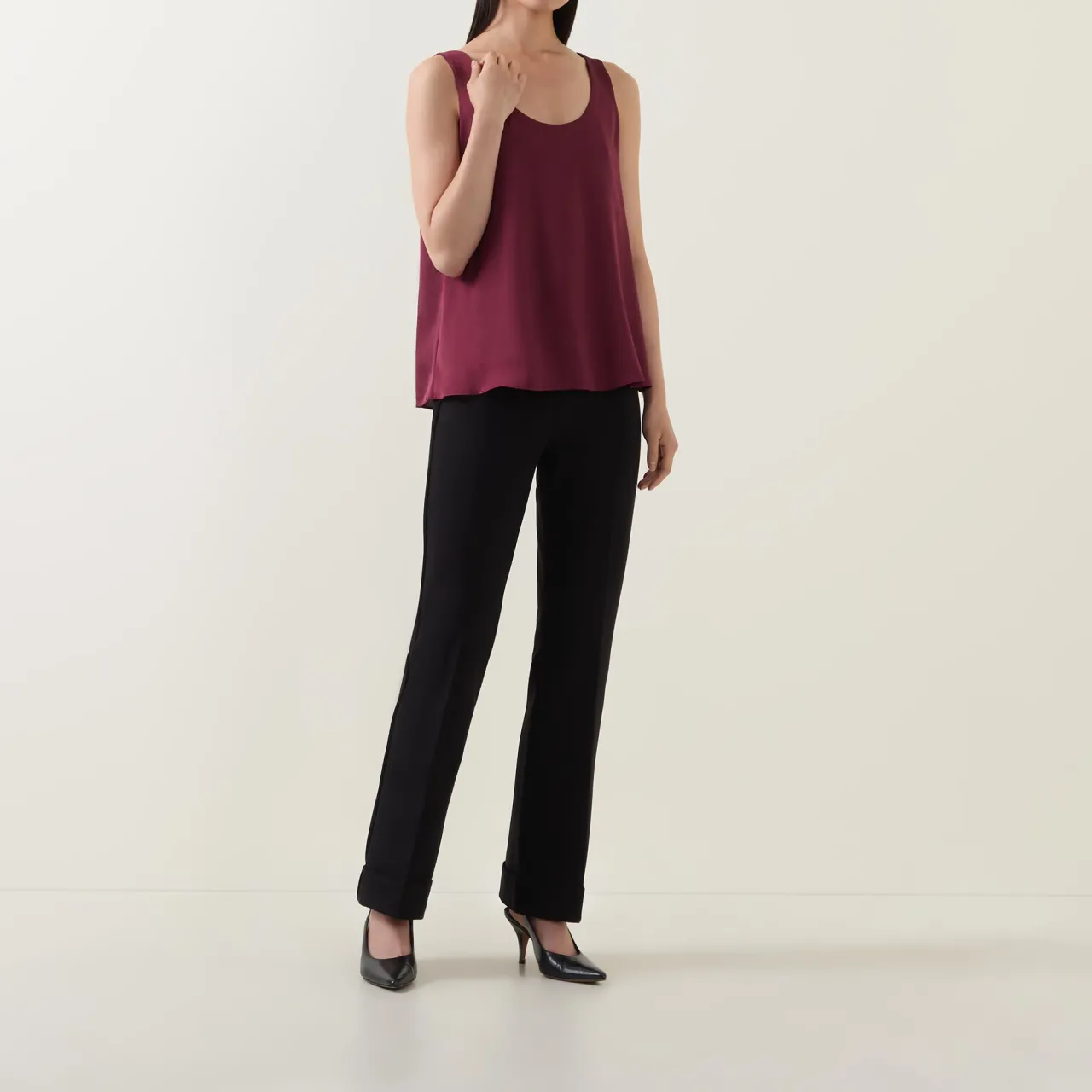 Flared Leg Trousers Women Trousers & Shorts
