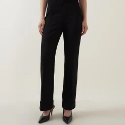 Flared Leg Trousers Women Trousers & Shorts