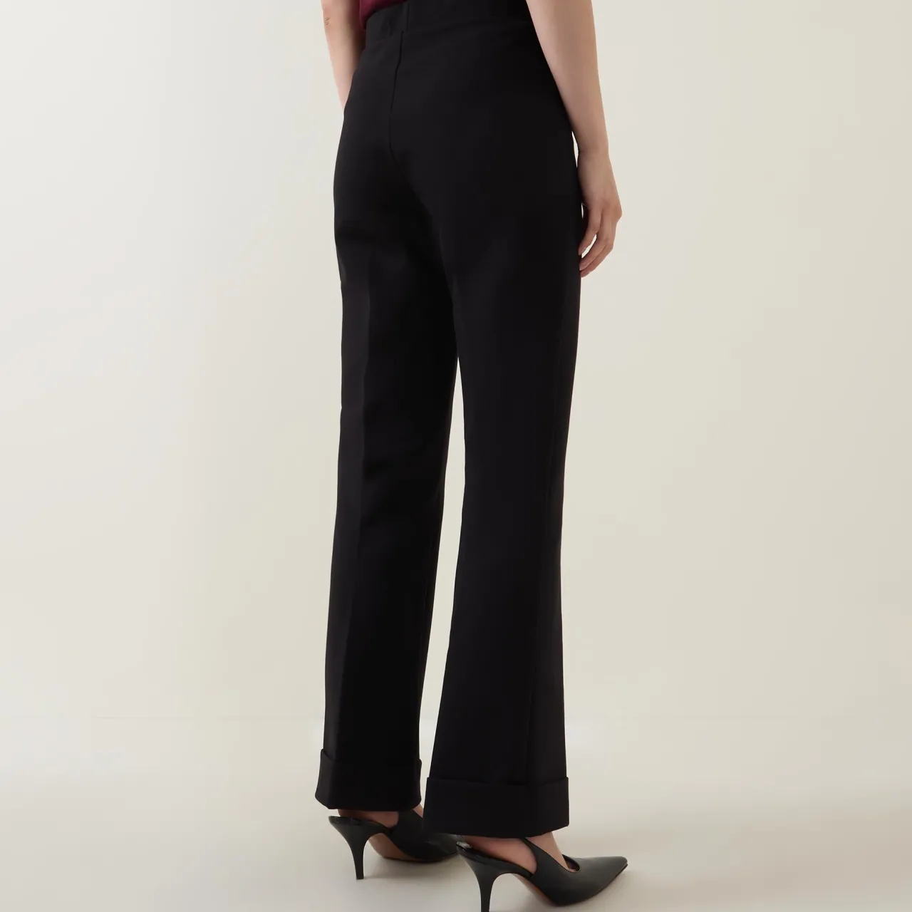 Flared Leg Trousers Women Trousers & Shorts