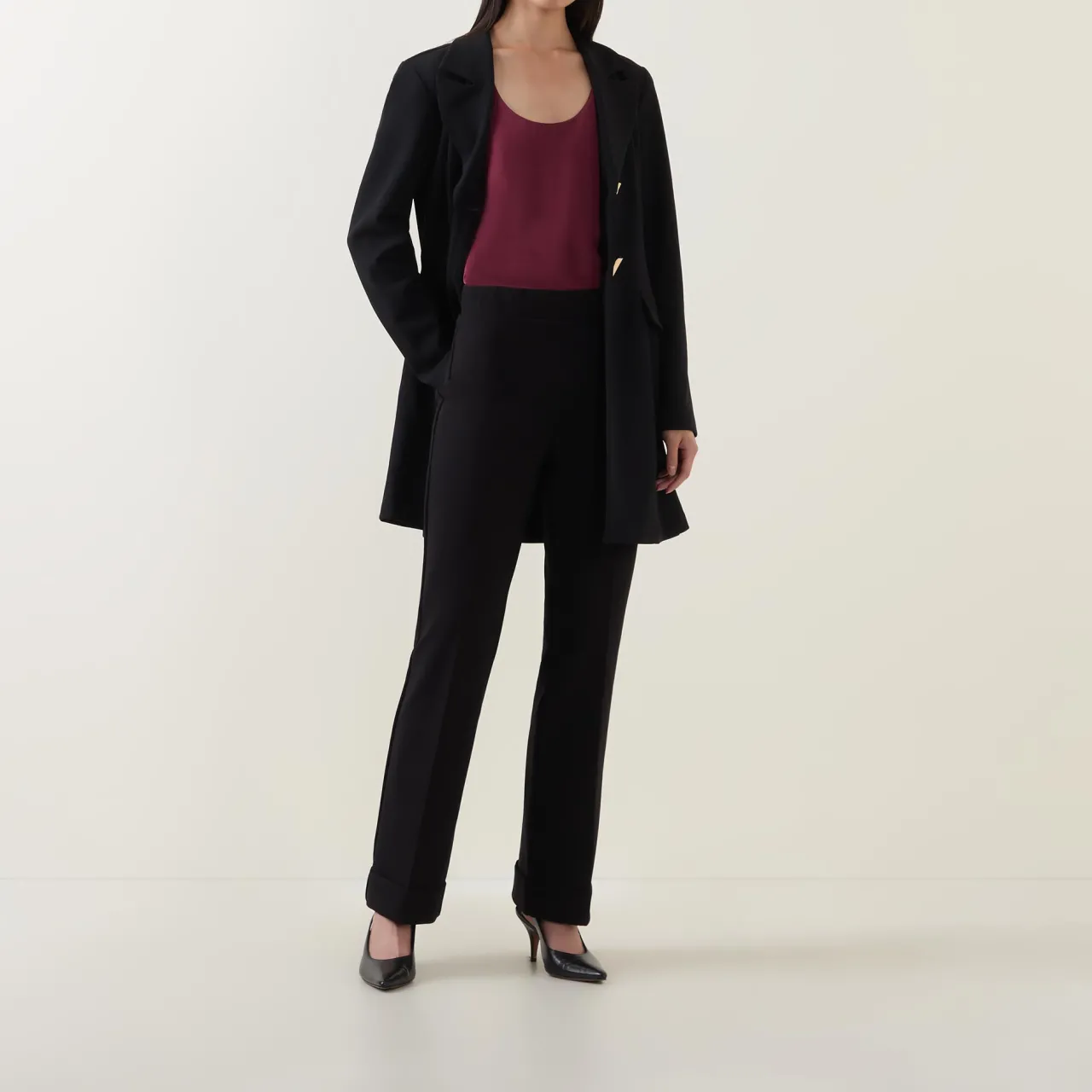 Flared Leg Trousers Women Trousers & Shorts
