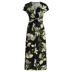 Floral Gathered Dress Women Dresses
