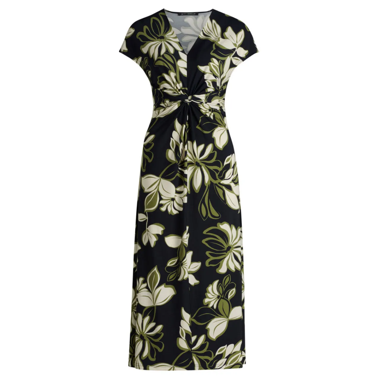 Floral Gathered Dress Women Dresses
