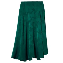 Sale Floral Jacquard Skirt Women Skirts