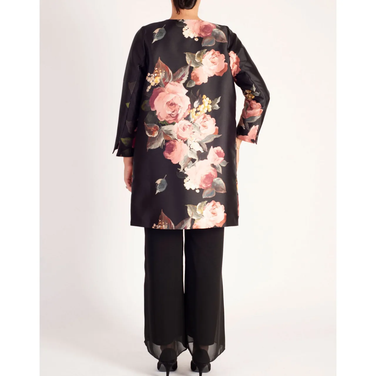 Hot Floral Placement Coat Women Coats & Jackets