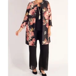 Hot Floral Placement Coat Women Coats & Jackets