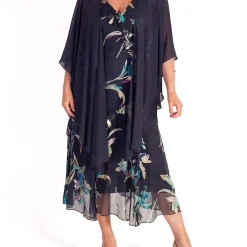 Clearance Floral Ruffled Dress Women Dresses