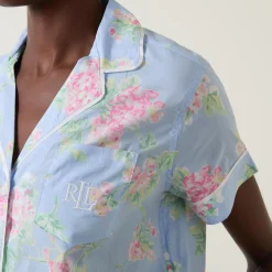 Floral Shorts Pyjama Set Women Sleepwear