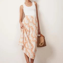 Discount Floral Slip Skirt Women Skirts