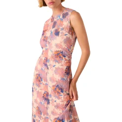 Hot Floral Textured Dress Women Dresses