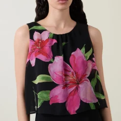 New Floral Wide Leg Jumpsuit Women Jumpsuits