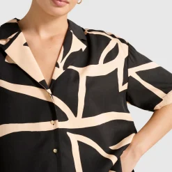 Discount Flossie Printed Shirt Women Tops