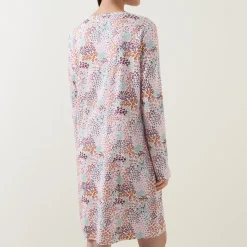Outlet Flower Bed Night Dress Women Sleepwear