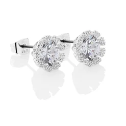 Clearance Flower Stone Stud Earrings Women Earrings