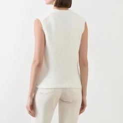 Clearance Fluffy Knitted Vest Women Sweaters & Cardigans