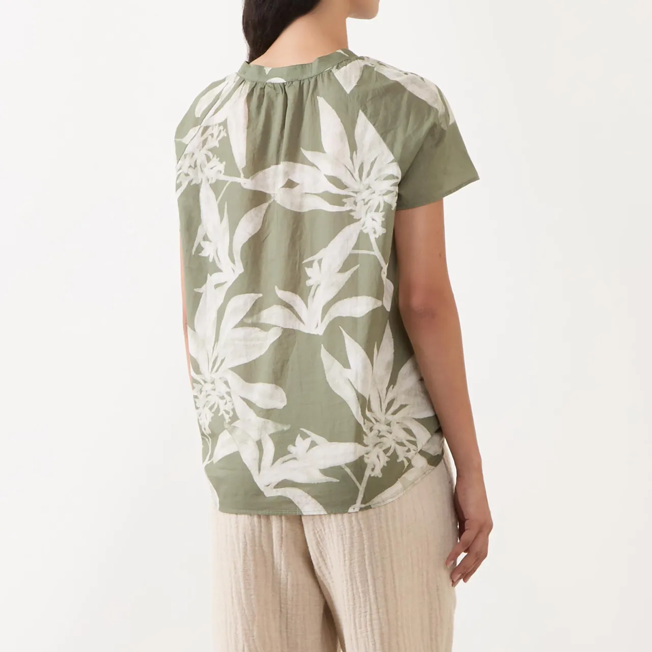 Best Forest Printed Blouse Women Tops