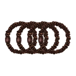 Discount Four Pack Silk Skinny Scrunchies Women Sleepwear|Hair Accessories