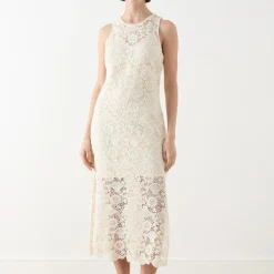 Hot Francis Embroidered Slip Dress Women Dresses
