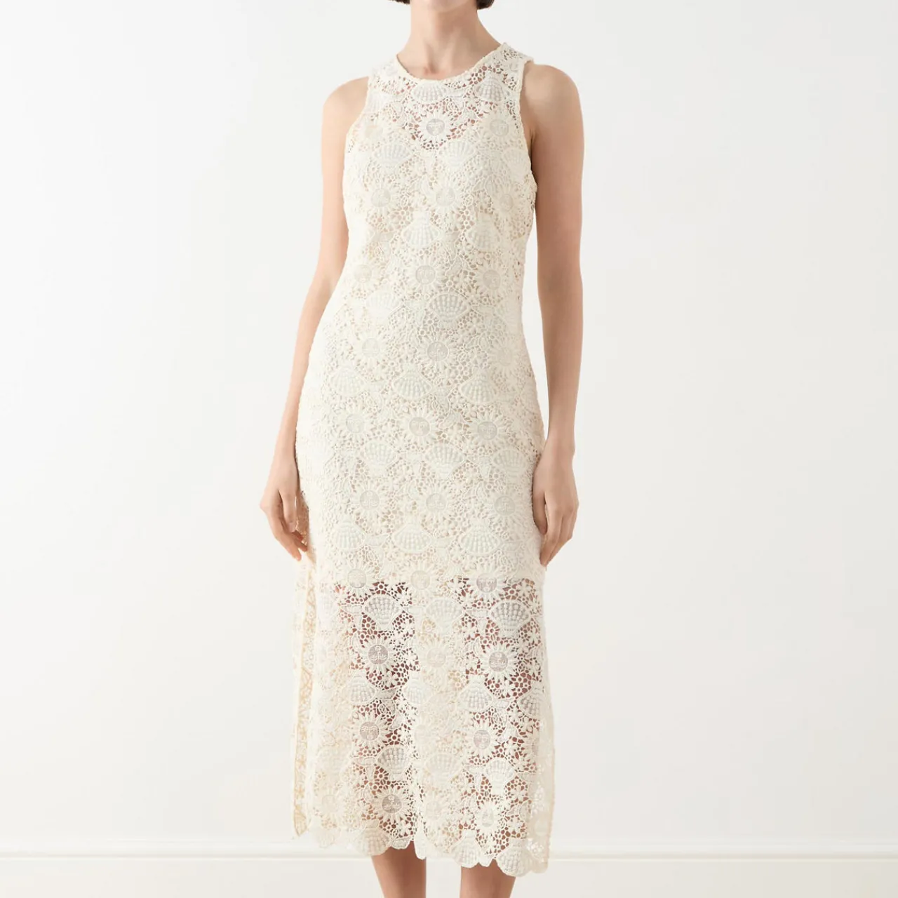Hot Francis Embroidered Slip Dress Women Dresses