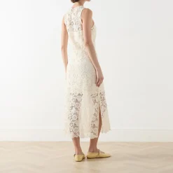 Hot Francis Embroidered Slip Dress Women Dresses