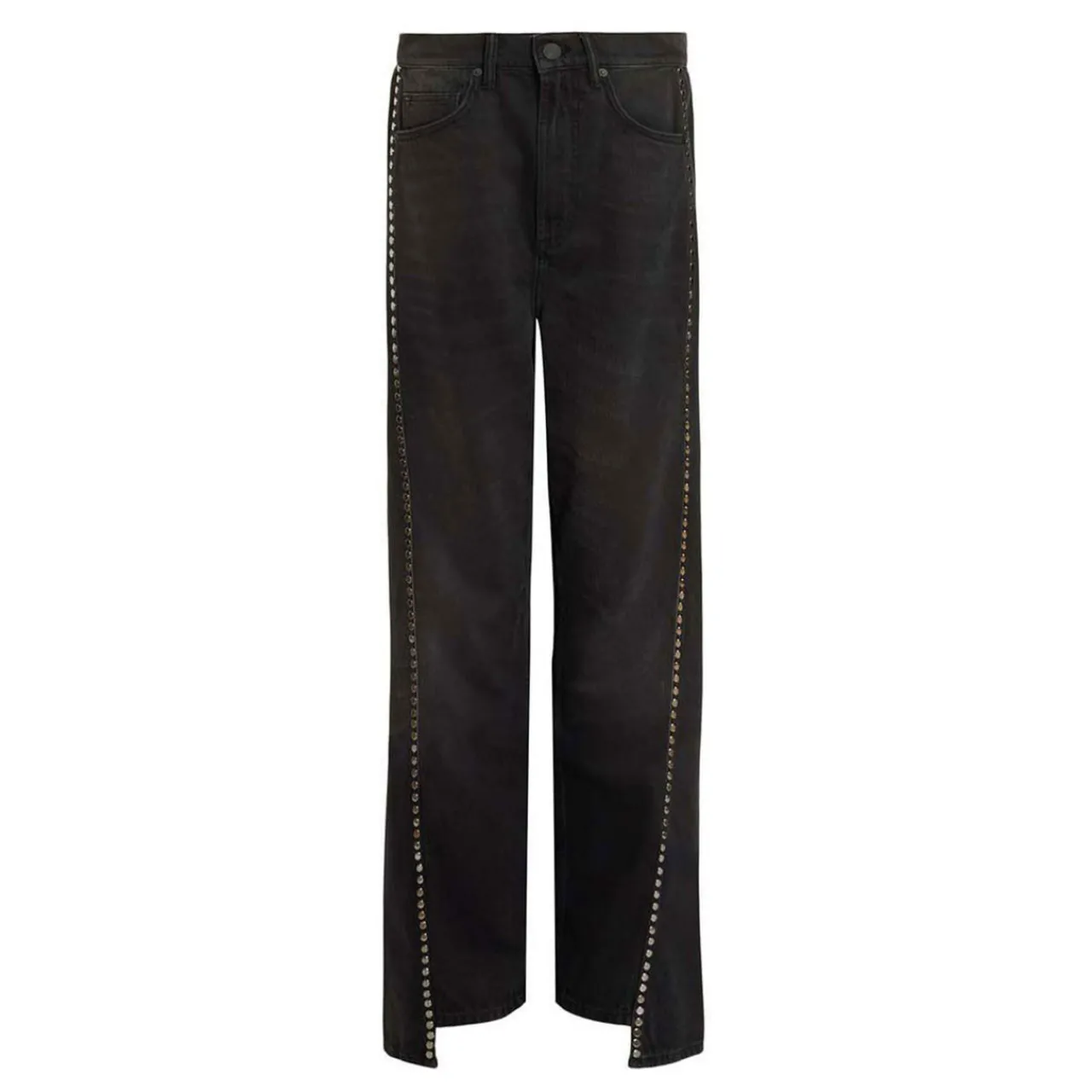 Outlet Frankie Studded Wide Leg Jeans Women Denim