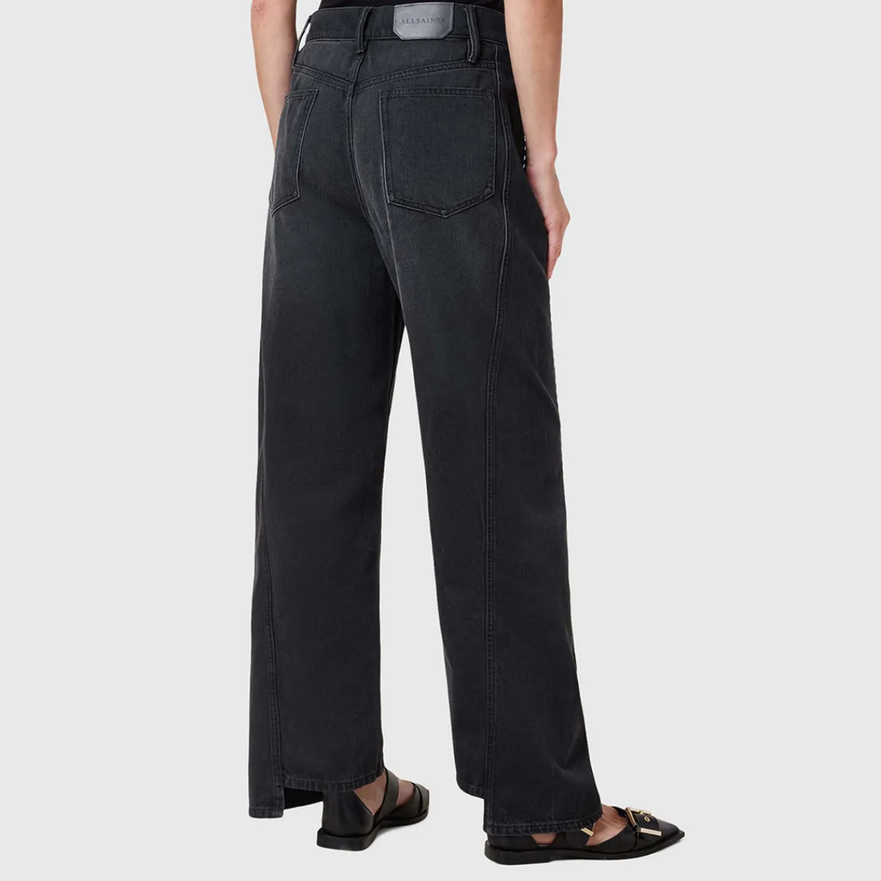 Outlet Frankie Studded Wide Leg Jeans Women Denim