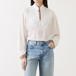 Online Frantz Jacquard Blouse Women Tops